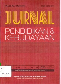 Image of Jurnal Pendidikan & Kebudayaan Vol.20 No.1 2014