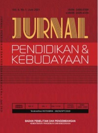 Image of Jurnal Pendidikan dan Kebudayaan Vol 6 No. 1 2021